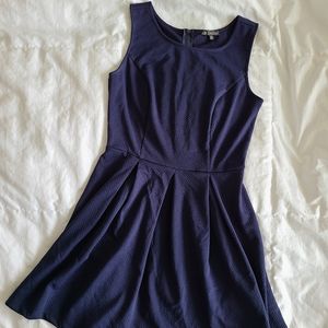 ✨LAST CHANCE | Navy Fit Flare Sleeveless Dress